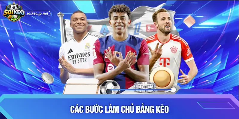 Các bước làm chủ bảng kèo